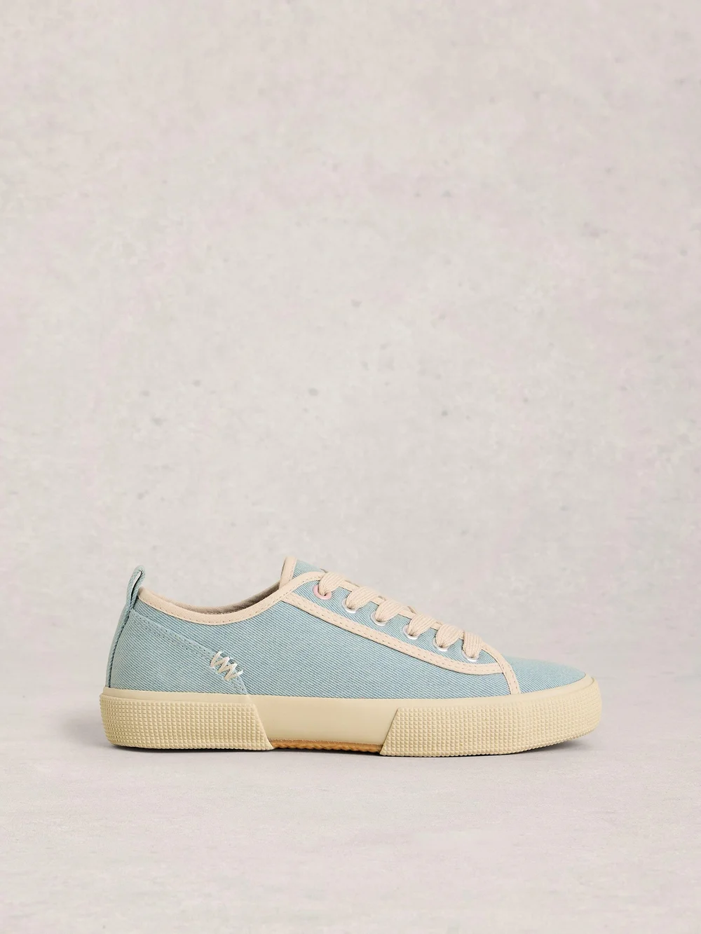 Baskets à lacets en toile Pippa - Chamb Blue - 41 Image 1