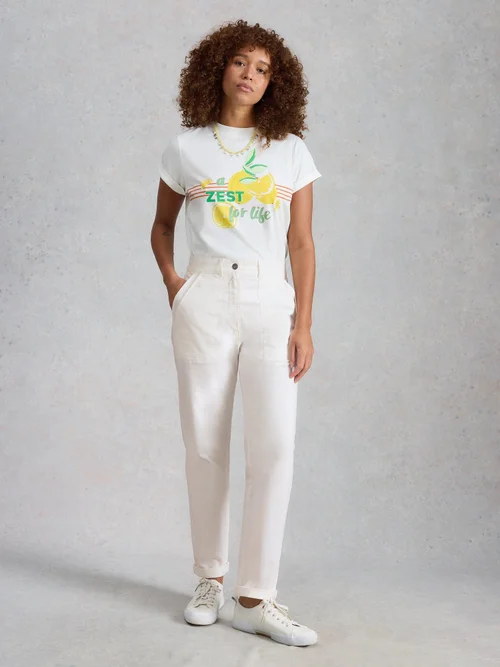 Pantalon chino Twister - Bril White - 52/R Image 2