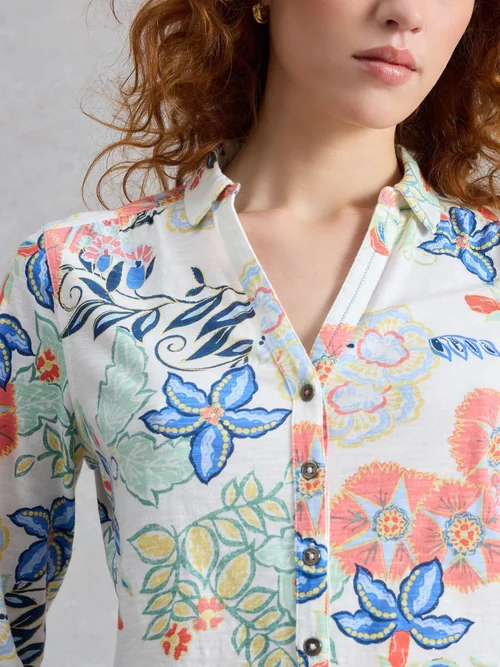 Chemise en jersey Annie - Ivory Pr - 48 Image 3