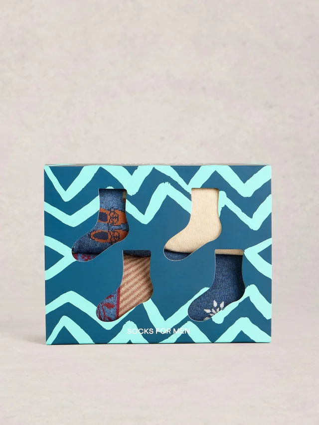 Lot de 4 Chaussettes Man About Town