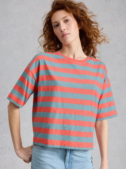 T-shirt rayé Katya - Coral Mlt - 48 Image 3