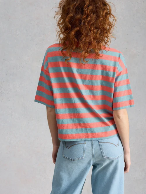 T-shirt rayé Katya - Coral Mlt - 48 Image 4