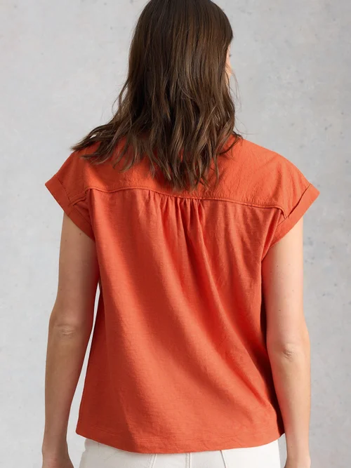 Chemise Billie à boutons - Mid Red - 46 Image 4