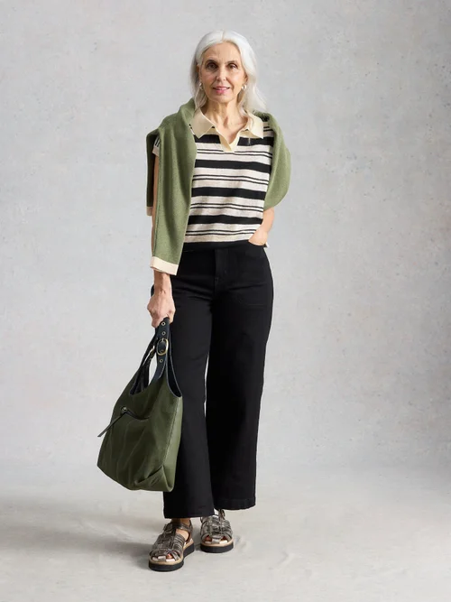 Polo en lin rayé Ginni - Ivory Mlt - 52 Image 2