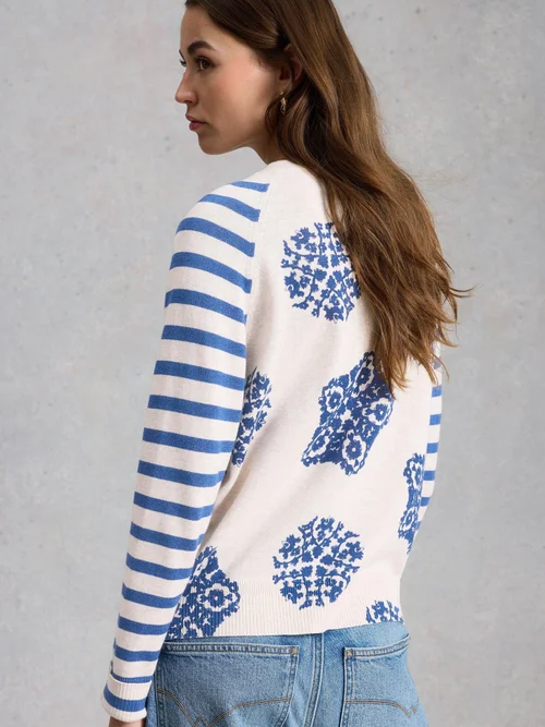 LULU PRINT CARDI - Ivory Pr - 48 Image 4