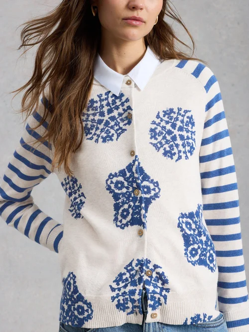 Cardigan imprimé Lulu - Ivory Pr - 48 Image 3