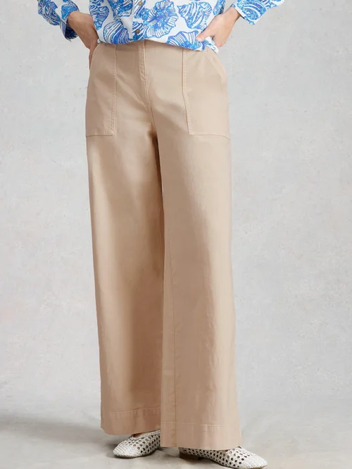Pantalon Chino Twister Large Coupe Droite - Nat White - 50/R Image 3