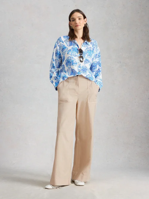 Pantalon Chino Twister Large Coupe Droite - Nat White - 50/R Image 2