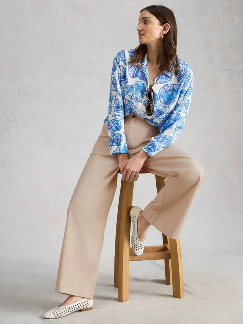 Pantalon Chino Twister Large Coupe Droite - Nat White - 50/R Image 1