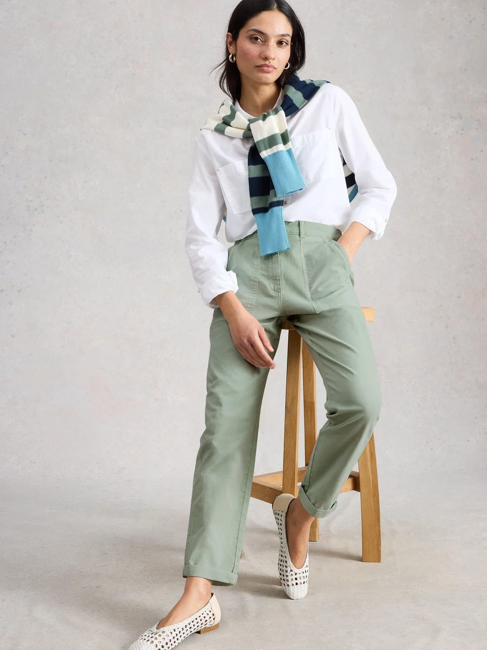 Pantalon chino Twister - Lgt Green - 52/R Image 1