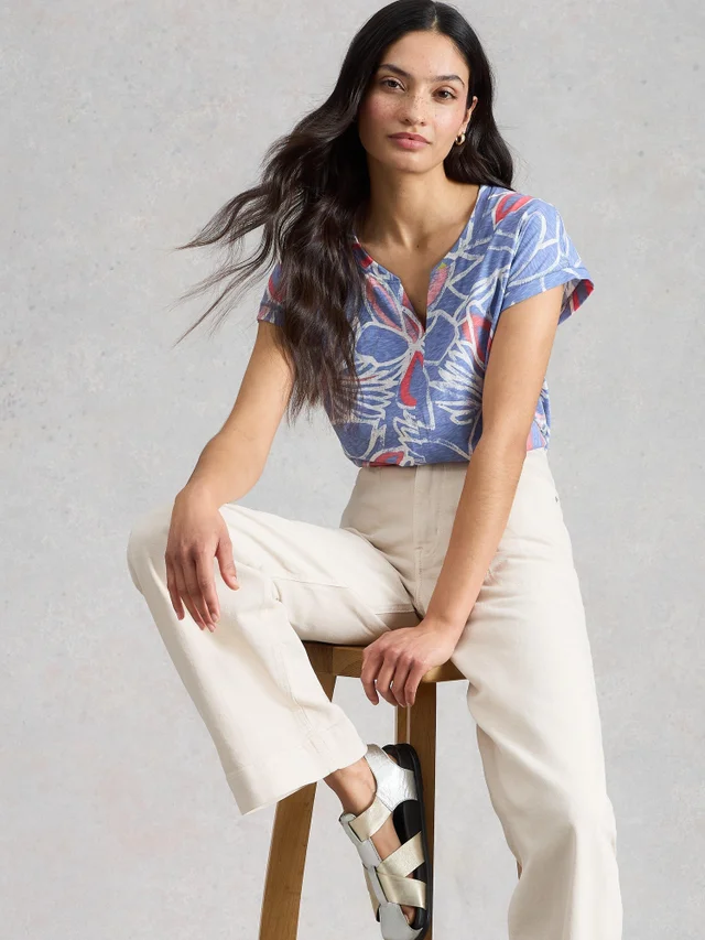 Tee-shirt Nelly à col en V