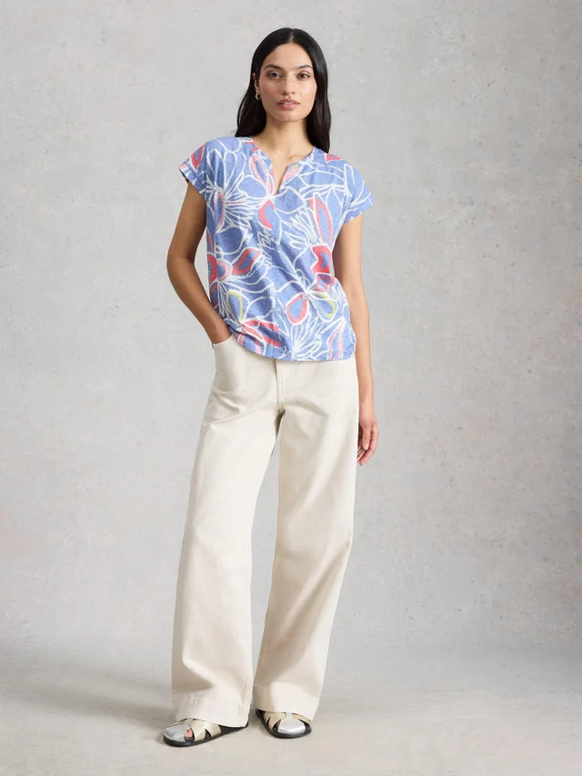 Tee-shirt Nelly à col en V