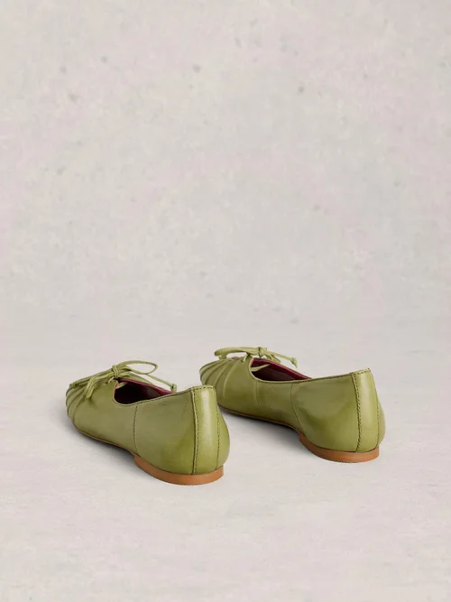 Ballerine à dos en dentelle - Mid Green - 41 Image 4