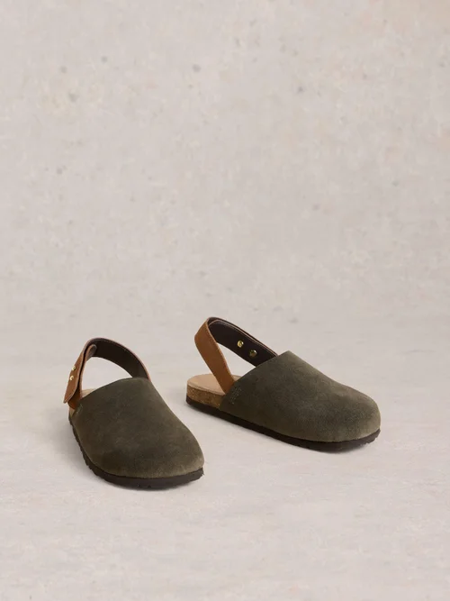 Sandale Mary à bride arrière avec semelle anatomique - Khaki Grn - 41 Image 2