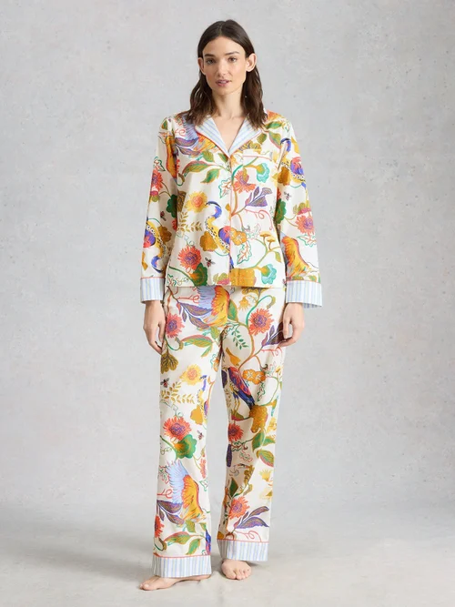 Bas de pyjama léger Nina - Ivory Pr - XL/R Image 2