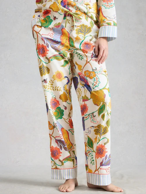 Bas de pyjama léger Nina - Ivory Pr - S/R Image 1
