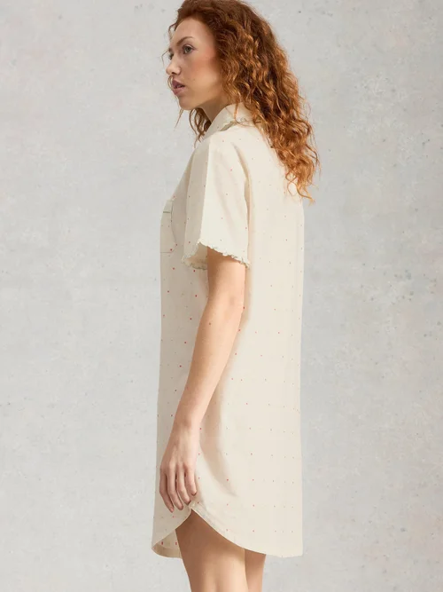 Robe de nuit Nelly - Ivory Mlt - XL Image 4