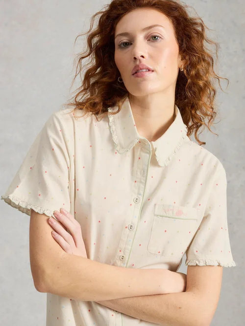 Robe de nuit Nelly - Ivory Mlt - XL Image 1