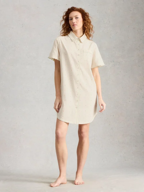 Robe de nuit Nelly - Ivory Mlt - XL Image 2