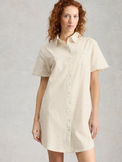 Robe de nuit Nelly - Ivory Mlt - XL Image 3
