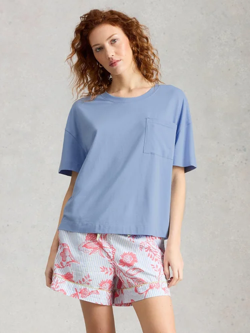 T-shirt de pyjama Maya Boxy - Dus Blue - XL Image 1