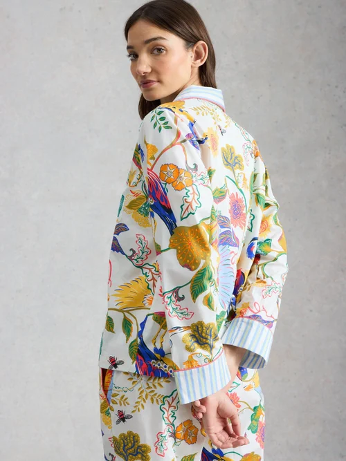 Chemise de pyjama légère Nina - Ivory Pr - XXXL Image 4