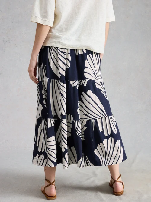 Maxirock Marissa aus Jersey - Navy Multi - 52/R Image 4