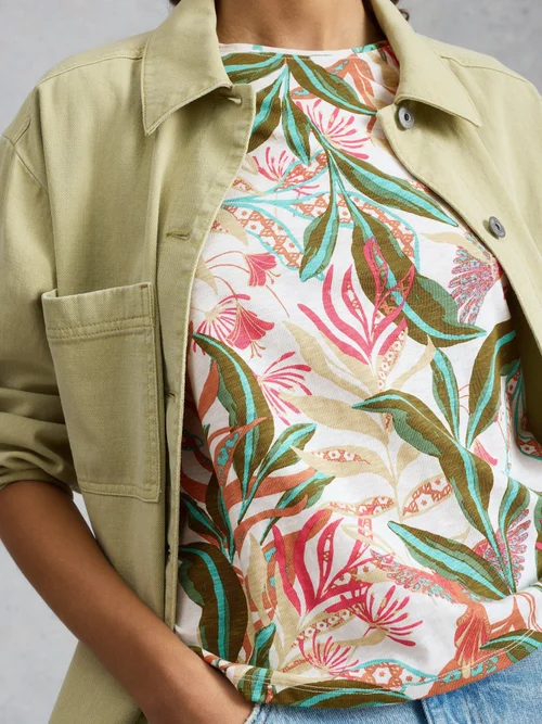 ABBIE TEE - Ivory Pr - 52 Image 3