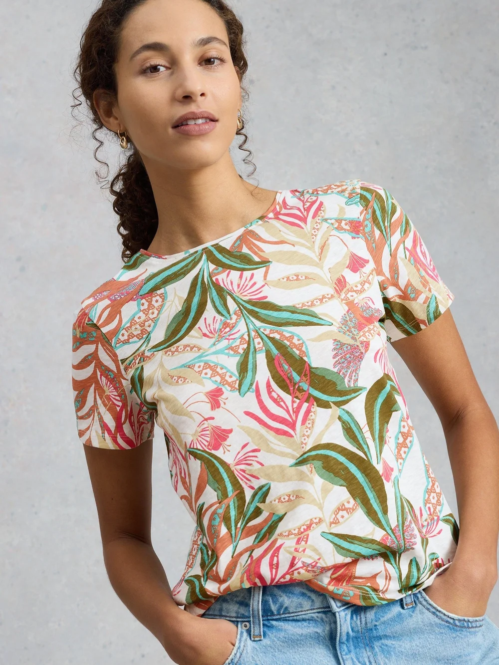 Tee-shirt Abbie - Ivory Pr - 52 Image 1