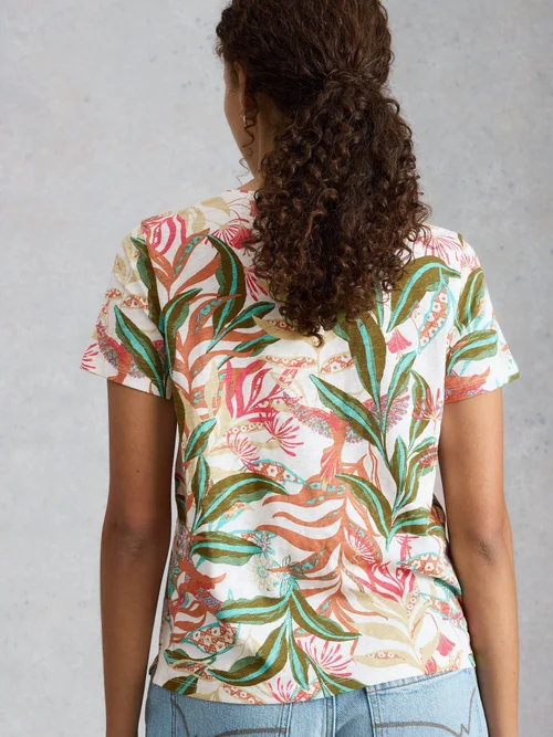 ABBIE TEE - Ivory Pr - 52 Image 4