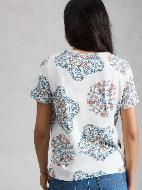 ABBIE TEE - White Pr - 52 Image 4