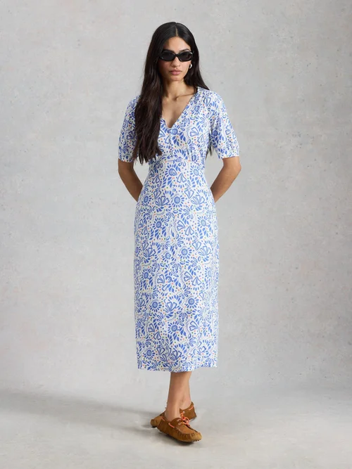 Robe en jersey Megan - Ivory Mlt - 52/R Image 2