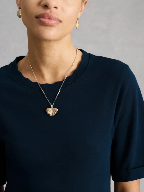 Robe Shay en jersey mélangé - Navy Multi - 52/R Image 3