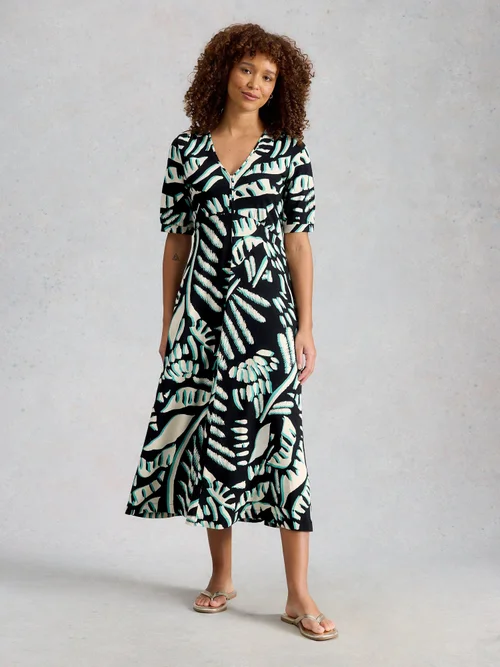 Robe en jersey Megan - Blk Mlt - 52/R Image 3