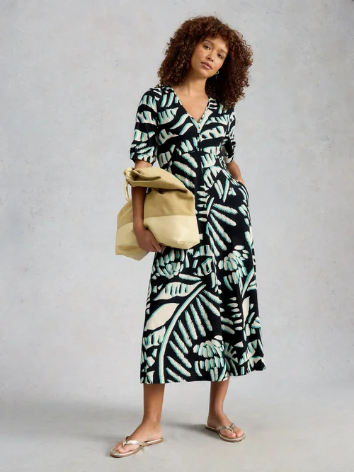 Robe en jersey Megan - Blk Mlt - 52/R Image 2