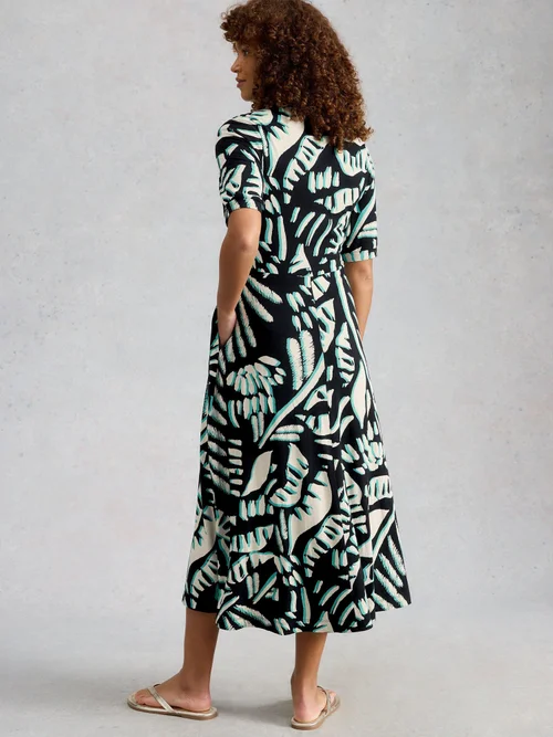 Robe en jersey Megan - Blk Mlt - 52/R Image 4