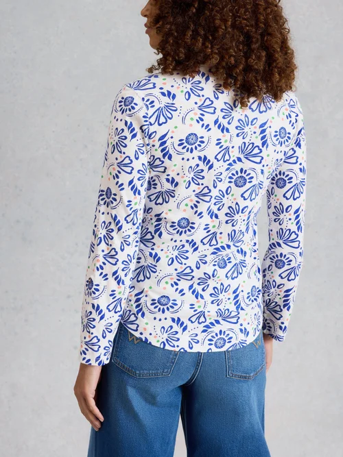 Chemise en jersey Annie - White Pr - 52 Image 4