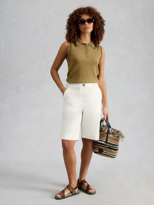 Short Chino Heidi - Bril White - 52/R Image 2