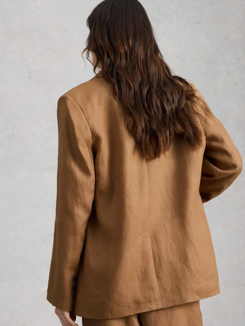 Blazer Sasha en lin - Mid Tan - 52 Image 4