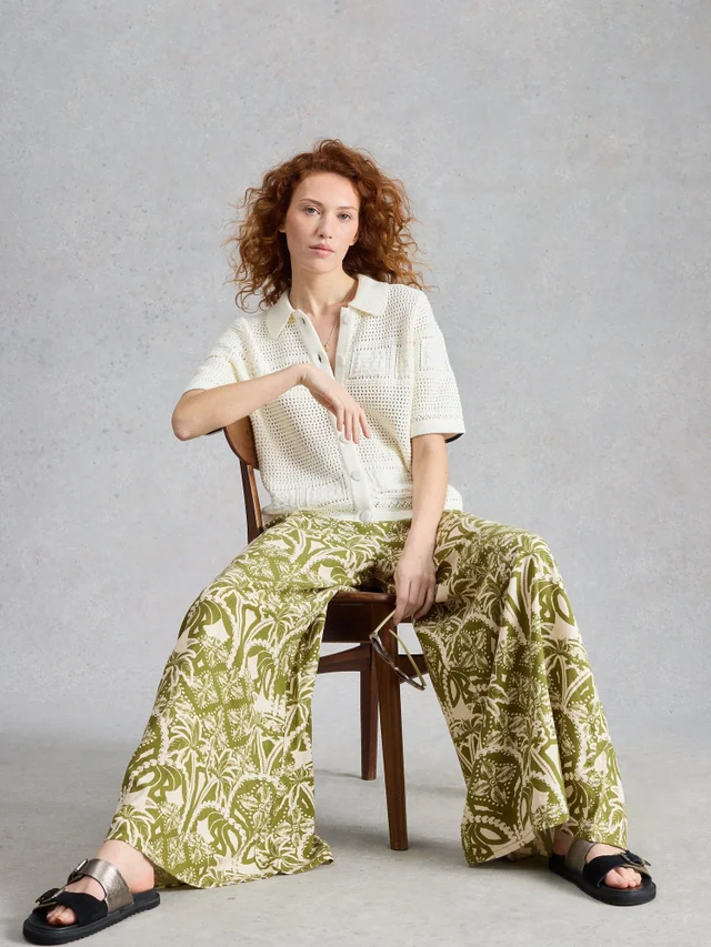 Pantalon en mélange de lin Poppy