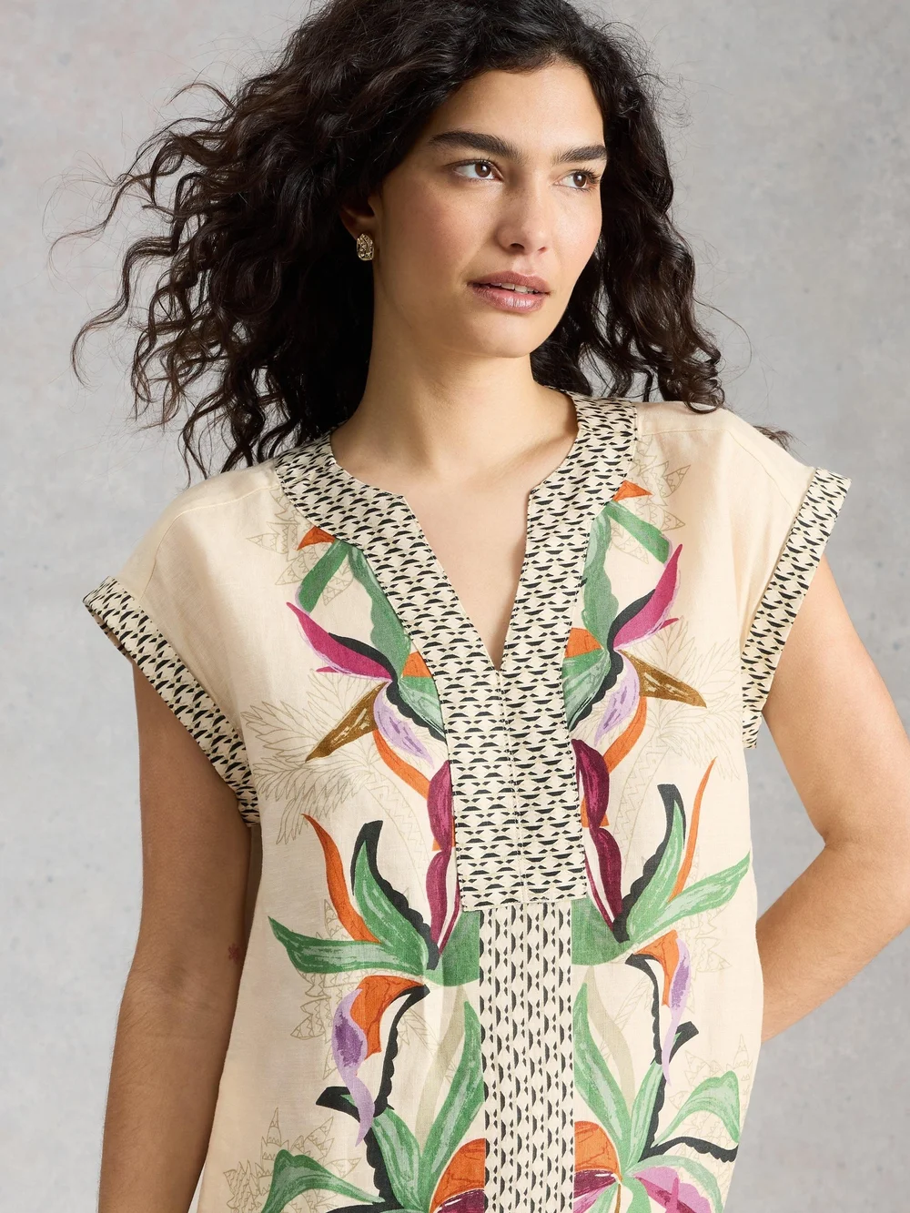 Robe Jilly en lin - Nat Pr - 52/R Image 1