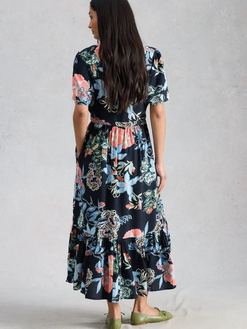 Robe Midi Phoebe - Navy Multi - 52/R Image 4
