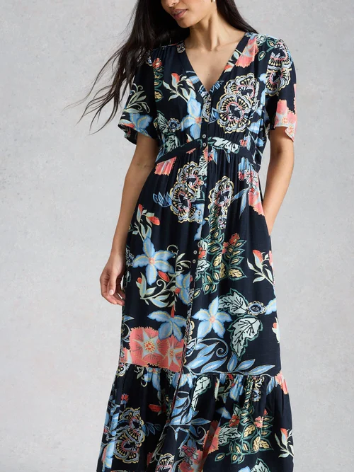 Robe Midi Phoebe - Navy Multi - 52/R Image 3
