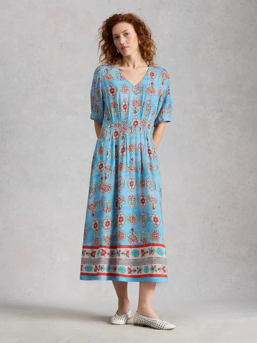 Robe Midi Kate - Blue Mlt - 52/R Image 2