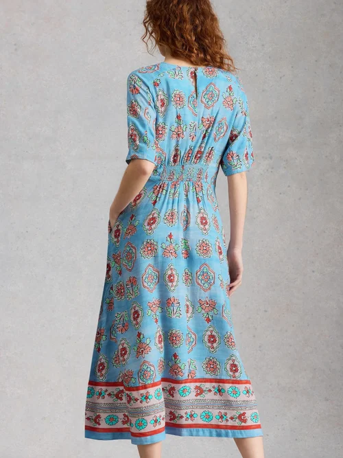Robe Midi Kate - Blue Mlt - 52/R Image 4