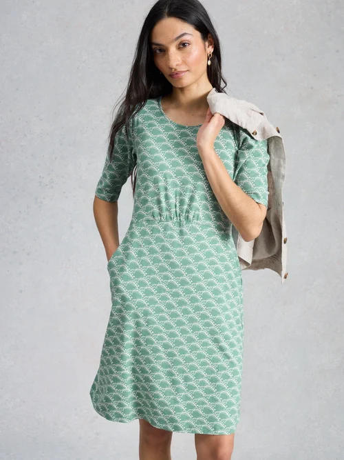 Robe en jersey Olivia - Teal Pr - 52/R Image 1