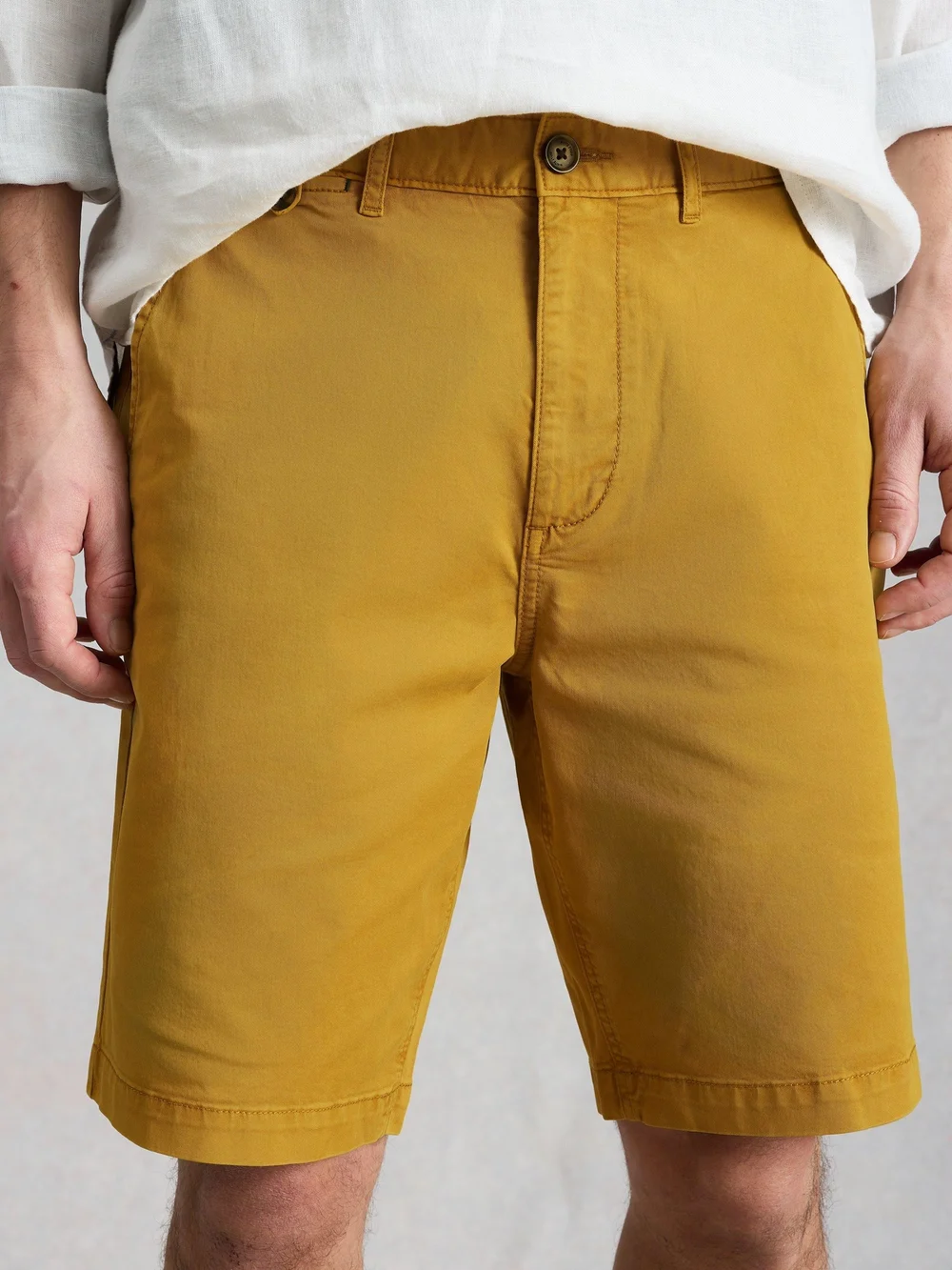 Short chino organique Sutton - Dp Yellow - 40/R Image 1
