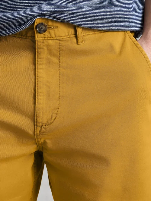 Short chino organique Sutton - Dp Yellow - 40/R Image 3