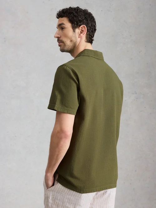 Polo tissé Anderby - Khaki Grn - XXXL Image 4