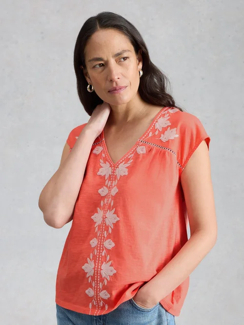 Top floral Fliss - Coral Mlt - 50 Image 3